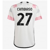 Juventus Andrea Cambiaso #27 Vonkajší futbalový dres 2023-24 Krátky Rukáv